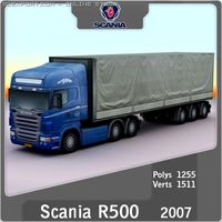 2007 Scania R500 3D Model