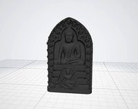 buddha banner | 3D