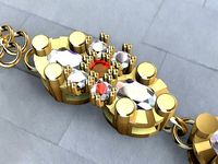 oval diamond necklace stl verified | 3D