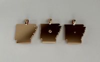 US State Flag Pendants - Arkansas | 3D