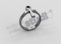 Anky cross symbol ring 3d model | 3D