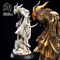 Mothman Cryptid TTRPG 3d printable Miniature | 3D