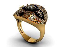 Diamond ring 3D print model | 3D