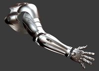 Edward Elric automail arm Fullmetal alchemist cosplay | 3D