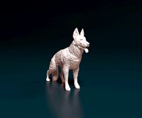 German shepherd | 3D