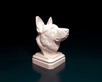 German shepherd bust | 3D