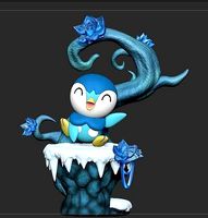 Piplup Pokemon Statue | 3D