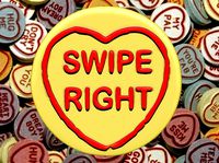 GIANT LOVE HEART SWEET - SWIPE RIGHT | 3D
