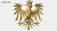 Relief Geraldic Eagle | 3D