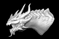 Dragon head 3D print  | 3D