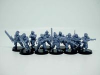 Hive-City Guard Infantry Squad | 3D