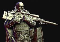 Taras Shevchenko knight of Ukraine | 3D