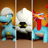 pokemon bagon evolution pack | 3D