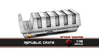 Republic Crate 1-18 scale | 3D
