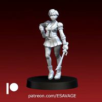 Sailor Uranus Haruka Tenoh 3D Print Miniature | 3D