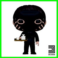 Wi Ha Joon Waiter cop Round 6 Squid Game Netflix Funko Pop | 3D