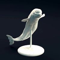 Beluga Whale for 3D Printing | 3D
