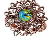 ornament cabochon ring stl verified | 3D