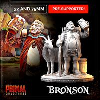 NPC - Bronson - diorama - MASTERS OF DUNGEONS QUEST  | 3D