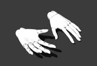 BJD doll ball joint doll women hand | 3D