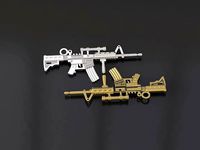 Gun Pendant - Colgante Fusil | 3D