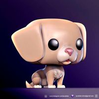 Funko Pop Dog V4 | 3D