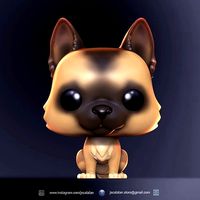 Funko Pop Dog V3 | 3D