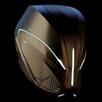 Tron Legacy Quorras helmet | 3D