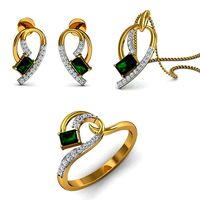 Women Earring Pandant Ring 3dm Render | 3D