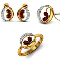 Women Earring Pandant Ring 3dm Render | 3D