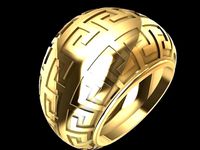 4 Modern jali tile ring  stl verified | 3D