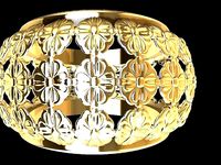 8 Modern jali tile ring  stl verified | 3D