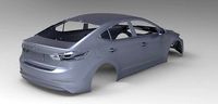 2017 HYUNDAI ELANTRA SE 3d scanned model | 3D