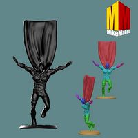 THE BATMAN 2022 STATUE ROBERT PATTINSON BATMAN FAN ART STATUE | 3D