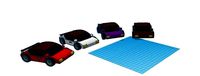 4 sports car | 3D