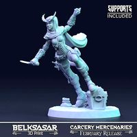 Dahlia Stinger Tiefling Nude | 3D