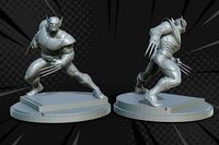 Marvel crisis protocol wolverine presupported included | 3D