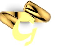 g alphabet ring stl verified | 3D