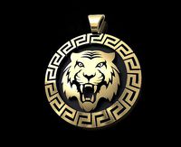 Bengal tiger pendant | 3D