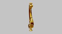 Table Furniture Leg CNC Mold 1003 | 3D