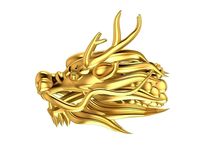 asian head dragon 3243 | 3D