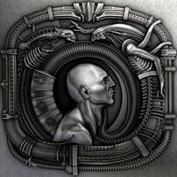 bas-relief Engineer and Aliens | 3D