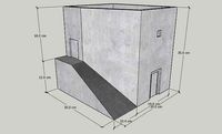 Mini Concrete Planter Box20 | 3D