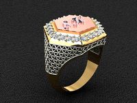 Mens ring | 3D