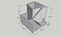 Mini Concrete Planter Box17 | 3D