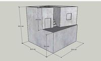 Mini Concrete Planter Box15 | 3D