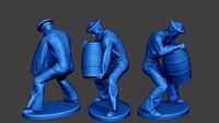 American Sailor Civil War Union Lift ACWUS2 | 3D