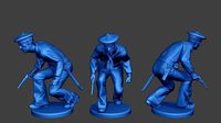American Sailor Civil War Union Crouch ACWUS2 | 3D