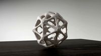 mathematical art sculpture sphere 2 - 3D print model  | 3D