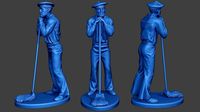 American Sailor Civil War Union mop2 ACWUS1 | 3D